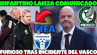 🚨 ATENCIÓN  ¡El Presidente de la FIFA Lanza Tremendo Mensaje Tras el INCIDENTE del Vasco Aguirre [upl. by Blair]