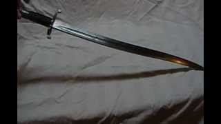 Victorian Snider Enfield musket sword bayonet [upl. by Nagrom121]