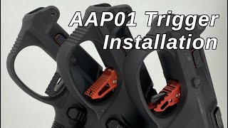 AAP01 AAP01 Adjustable Trigger Upgrade Installation Guide and Trigger Group Disassembly [upl. by Ahsienaj]