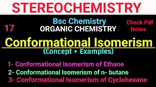 Conformational Isomerism EthanenButaneCyclohexane bscchemistry isomerism itschemistrytime [upl. by Lynden83]