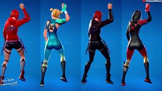 Fortnite Bye Bye Bye Emote With Summer Fable Moxie Skin Thicc 🍑😜😍 Who Won [upl. by Tarfe]