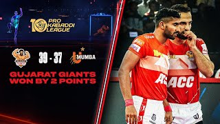 A Hattrick of Wins for Gujarat Giants as they Register a Close Win  Highlights  PKL S10 Match 7 [upl. by Ednyl]