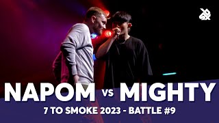 NaPoM 🇺🇸 vs Mighty 🇰🇷  GRAND BEATBOX BATTLE 2023 7 TO SMOKE  Battle 9 [upl. by Katlin]