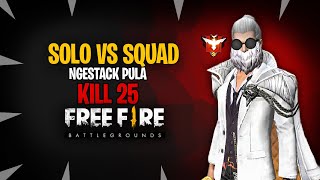 SOLO VS SQUAD EMULATOR NGESTAK MASIH BISA KILL 25 [upl. by Micheal]