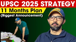 UPSC 2025 Strategy  11 Months IAS Exam Plan [upl. by Sharlene]