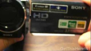 Review Part 1 Sony HDR CX110 [upl. by Ilysa]