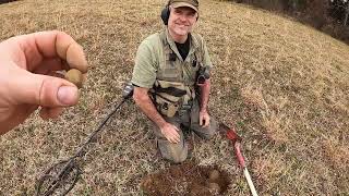 Metal Detecting A Forgotten Civil War Hillside Camp w Aquachigger [upl. by Jaela]