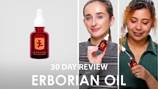 30 Day Team Review of Erborian Skin Therapy Multi Perfecting Night Oil [upl. by Tamara]