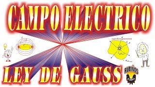 Ley de Gauss  Concepto en los Campos Eléctricos y Ejercicio Resuelto de Física Básica [upl. by Blockus]