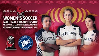 2024 CCAA Womens Soccer Championship  Capilano Promo [upl. by Casteel611]