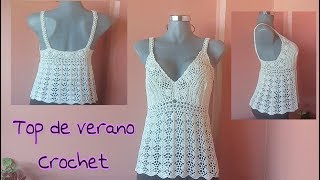 Top de verano a Crochet parte 1 [upl. by Nessah418]