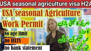 Agriculture jobs in America l farming visa for America l v H2A visa work permit [upl. by Sufur]