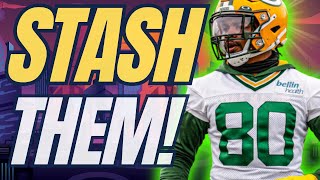 15 MUST STASH WIDE RECEIVERS IN DYNASTY  2024 Dynasty Fantasy Football [upl. by Torrie]