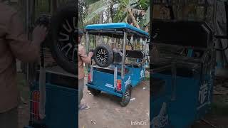 back folding E rickshaw electricrickshaw totorepairing toto automobile [upl. by Lavella]