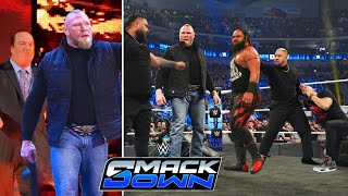 Brock Lesnar Returns With Paul Heyman To Help Roman Reigns And OG Bloodline On SmackDown 2024 [upl. by Sigvard]