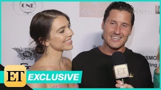 Val Chmerkovskiy Reveals How His Surprise Proposal to Jenna Johnson Almost Got Ruined Exclusive [upl. by Pendergast]