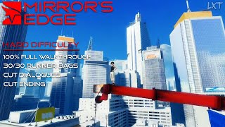 Mirrors Edge™ 100 Hard Difficulty Walkthrough [upl. by Dalt97]