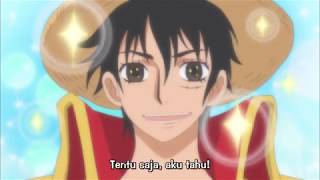 FUNNY MOMENT BARTOLOMEO BERTEMU DENGAN LUFFY SUB INDO [upl. by Aerdnat]