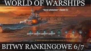 Błyskawica  World of Warships Wows  Bitwy rankingowe 67 [upl. by Margaretha]