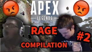 Apex Legends RAGE COMPILATION [upl. by Oilasor565]