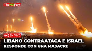 ISRAEL BAJO FUEGO Libano Lanza MISILES Sobre Tel Aviv y La Respuesta es Letal  TheMXFam [upl. by Toll805]