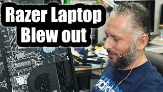 High End Razer Blade RZ09 Laptop Repair Another Shop Refused to Fix [upl. by Blinnie]