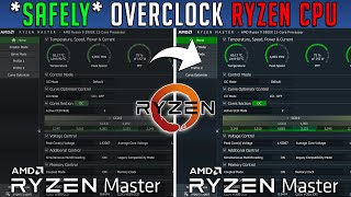 SAFELY OVERCLOCK your RYZEN CPU for GAMING in 2024 [upl. by Bore]