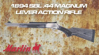 Marlin Model 1894 SBL 44 Magnum Lever Action Rifle  161quot [upl. by Marys788]