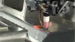 Motoman TIG welding robot with MotoSense vision system [upl. by Themis496]