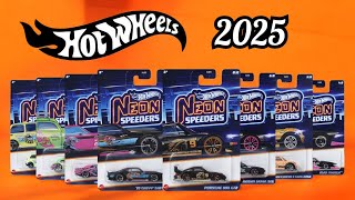 Hot Wheels 2025 Neon Speeders Set  Hot Wheels Porsche [upl. by Anot]