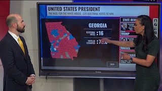 Election expert breaks down latest Georgia election results [upl. by Philan]