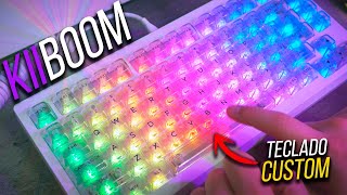 ARMAMOS NUESTRO PRIMER TECLADO CUSTOM 😱​ KIIBOOM MOONSHADOW 81✨​ [upl. by Wernick]