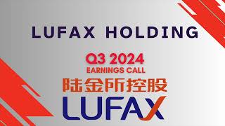 Lufax Holding LU Q3 2024 Earnings Call [upl. by Calendre669]