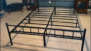 Honest Review Queen Bed Frame with Headboard and Footboard 14 Inch Metal Platform Bed Frame No Box [upl. by Brandise]