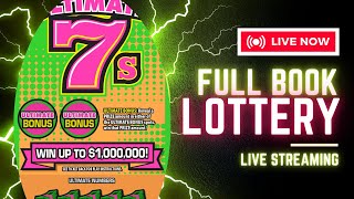 BIG WIN FULL BOOK 10 LOTTERY SCRATCH TICKETS [upl. by Cannell]