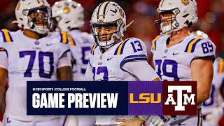 College Football Week 9 No 8 LSU at No 14 Texas AampM Game preview Experts share their predictions [upl. by Tolley]