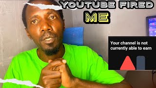 YouTube demonetized my channel reusedcontet youtubehasfiredme [upl. by Carling]