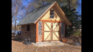 Cordwood Workshop  Building the Walls [upl. by Oskar]