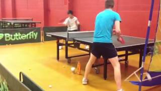 Table tennis kev dolder Multi ball drill [upl. by Jamieson]