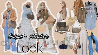 SHOPEE HAUL  TRY ON OUTFIT KOREA MASKER [upl. by Norreg]