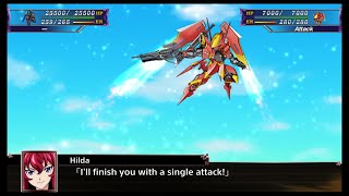 Super Robot Wars X  Arquebus Hilda Custom  All Attacks English [upl. by Enitsyrk]