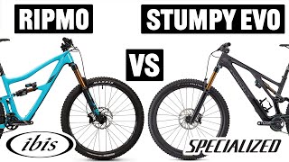 Specialized Stumpjumper Evo vs Ibis Cycles Ripmo V2 Which Is Better [upl. by Ruzich]