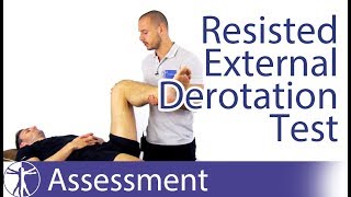 Resisted External Derotation Test  Gluteal TendinopathyGTPS [upl. by Eddy]