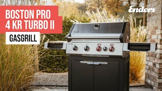 ENDERS Boston Pro 4 KR Turbo II Gasgrill  Produktvideo [upl. by Ishmul]