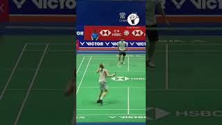 Badminton rally 2023 Loh Kean Yew vs Anders Antonsen [upl. by Boudreaux816]