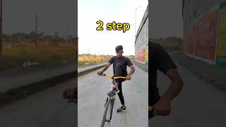 How to surfing in cycle tutorial 15 second 🚴😱  shorts cyclestunt wheelie stunt video [upl. by Arodoeht]