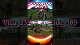 IRRITATOR GEN 2 TODAS LAS ANIMACIONES DE JURASSIC WORLD THE GAME [upl. by Natrav]