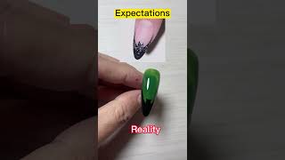 dark green nail designs simple fall nail designs nail nailart nails naildesign nailtutorial [upl. by Fadil]