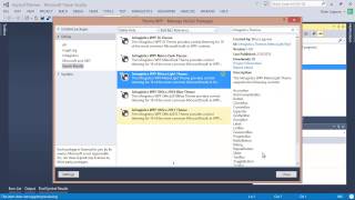 Installing Infragistics Free Themes using Nuget [upl. by Eijneb81]