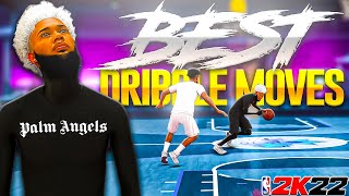 NEW BEST DRIBBLE MOVES in NBA 2K22 SEASON 9  FASTEST DRIBBLE MOVES amp COMBOS for GUARDS in 2K22 [upl. by Goober142]